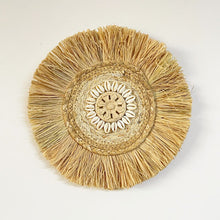 Load image into Gallery viewer, Bohemian Raffia Wall Hanging - Shell
