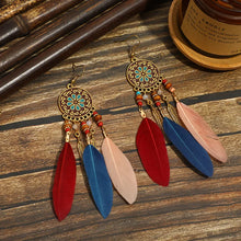 Load image into Gallery viewer, Arlo Feather Earrings - Multicolour
