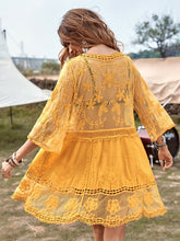 Load image into Gallery viewer, Ophelia Dress - yellow - Boho Boutique
