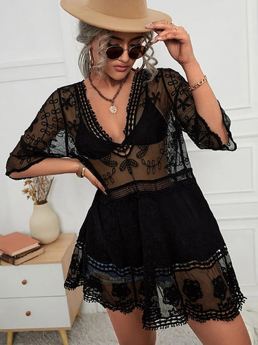 Ophelia Dress - black - Boho Boutique