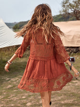 Load image into Gallery viewer, Ophelia Dress - brick red - Boho Boutique
