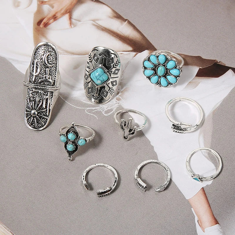 Vintage style Ring Set Coco