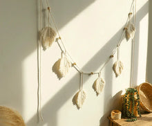Load image into Gallery viewer, Leaf Crochet Wall Hanging
