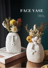 Load image into Gallery viewer, Ceramic Face Vase
