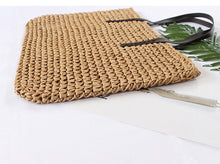 Load image into Gallery viewer, Soft Straw Bag - Khaki
