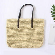 Load image into Gallery viewer, Soft Straw Bag - Beige

