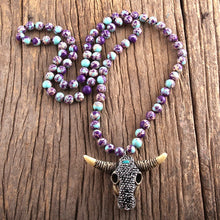 Load image into Gallery viewer, Bull Head Charm Pendant - Boho Boutique
