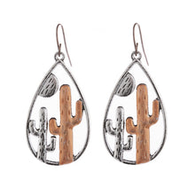 Load image into Gallery viewer, Cactus Earrings - Boho Boutique
